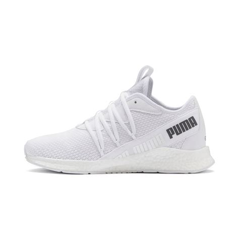 puma white running shoes men's